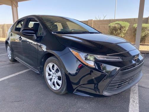 Midnight Black Metallic 2025 Toyota Corolla LE