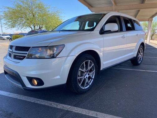 Pearl White Tri-Coat 2015 Dodge Journey R/T