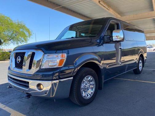 Arctic Blue Metallic 2020 Nissan NV Passenger NV3500 HD SL V8