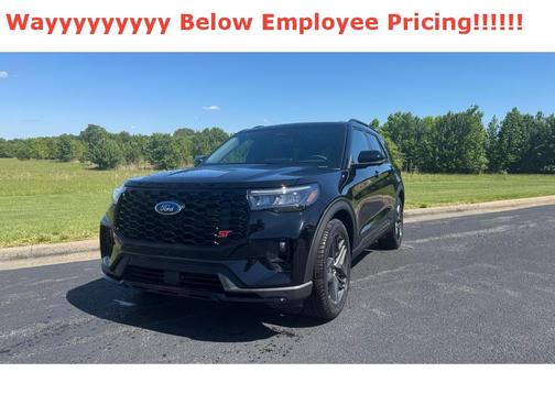 Agate Black Metallic 2026 Ford Explorer ST