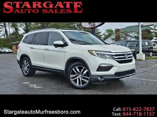 White Diamond Pearl 2016 Honda Pilot Touring