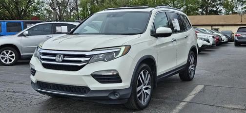 White Diamond Pearl 2016 Honda Pilot Touring