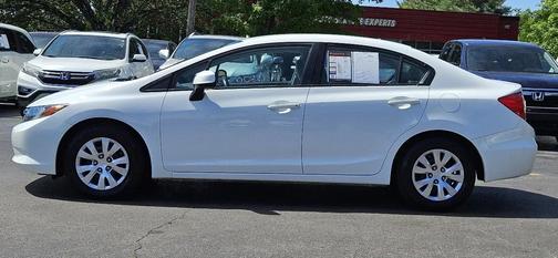 Taffeta White 2012 Honda Civic LX