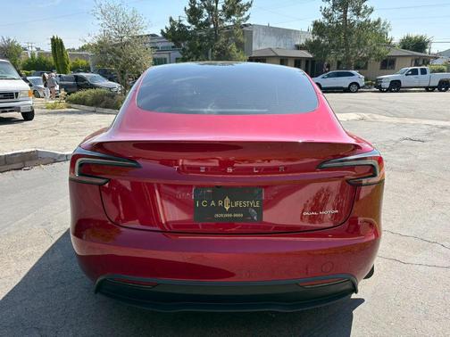 Ultra Red 2024 Tesla Model 3 Long Range