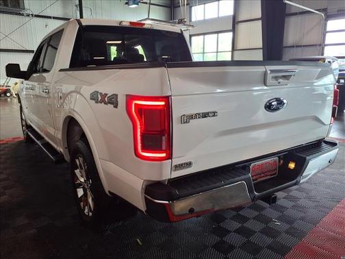 White Platinum Metallic Tri-Coat 2015 Ford F-150 Lariat