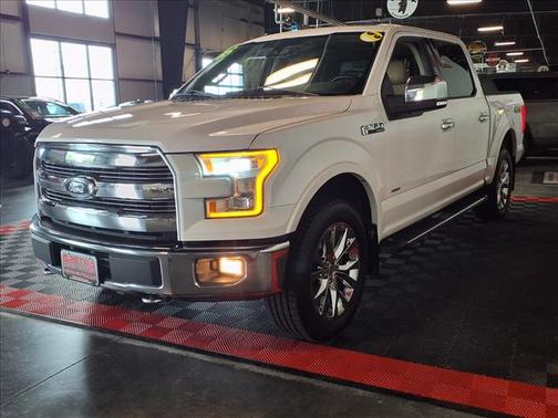 White Platinum Metallic Tri-Coat 2015 Ford F-150 Lariat