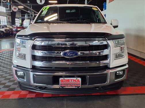 White Platinum Metallic Tri-Coat 2017 Ford F-150 Lariat