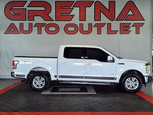 White Platinum Metallic Tri-Coat 2017 Ford F-150 Lariat