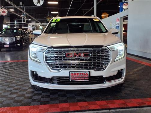 White Frost Tricoat 2023 GMC Terrain Denali