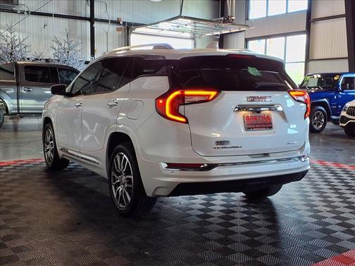White Frost Tricoat 2023 GMC Terrain Denali