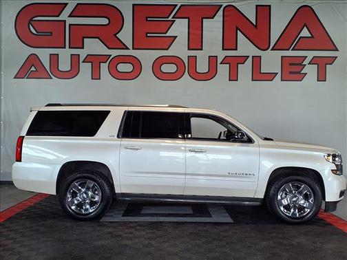 White Diamond Tricoat 2015 Chevrolet Suburban 1500 LTZ