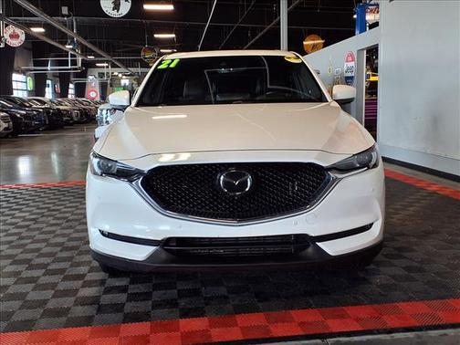 Snowflake White Pearl Mica 2021 Mazda CX-5 Signature