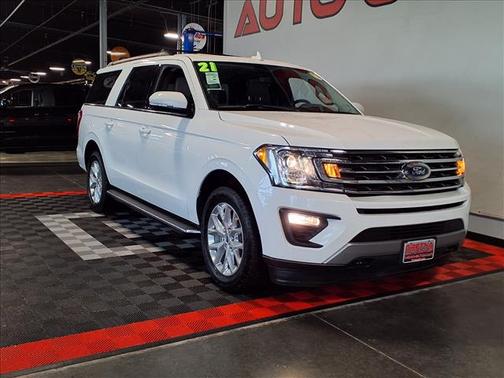 Star White Metallic Tri-Coat 2021 Ford Expedition Max XLT