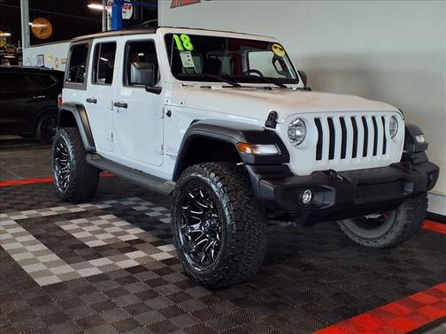 Bright White Clearcoat 2018 Jeep Wrangler Unlimited Rubicon