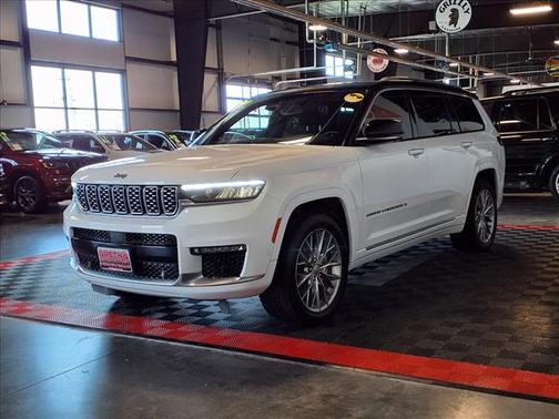 Bright White Clearcoat 2022 Jeep Grand Cherokee L Summit