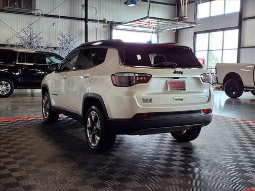 Pearl White Tri-Coat 2018 Jeep Compass Limited