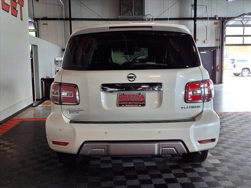 Pearl White 2018 Nissan Armada Platinum