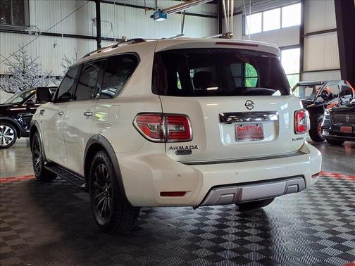 Pearl White 2018 Nissan Armada Platinum
