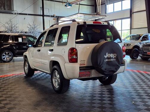Stone White 2004 Jeep Liberty Limited