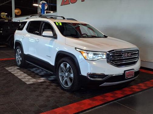 White Frost Tricoat 2017 GMC Acadia SLT-2