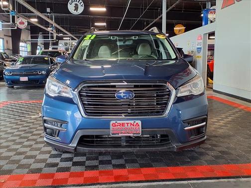 Abyss Blue Pearl 2021 Subaru Ascent Premium 8-Passenger