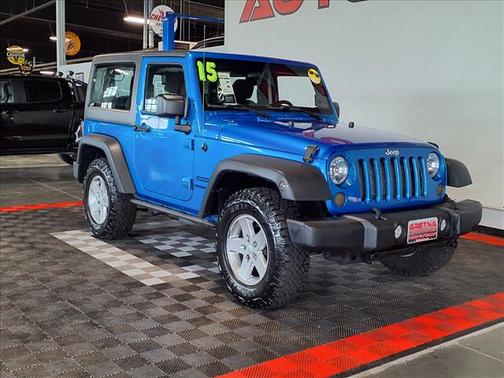 Hydro Blue Pearl Coat 2015 Jeep Wrangler Sport