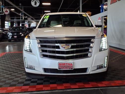 Crystal White Tricoat 2018 Cadillac Escalade Premium Luxury