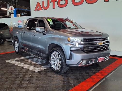 Satin Steel Metallic 2021 Chevrolet Silverado 1500 High Country