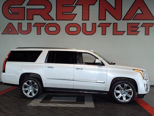 Crystal White Tricoat 2020 Cadillac Escalade ESV Luxury