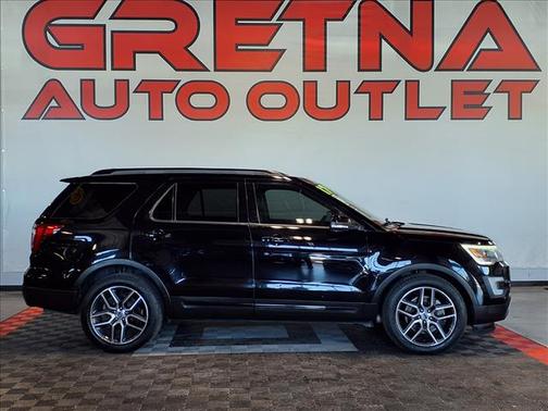 Shadow Black 2017 Ford Explorer sport