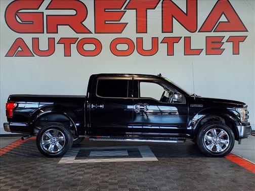 Shadow Black 2018 Ford F-150 Lariat