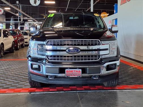Shadow Black 2018 Ford F-150 Lariat