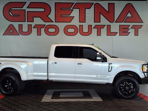 White Platinum Metallic Tri-Coat 2019 Ford F-350 Platinum
