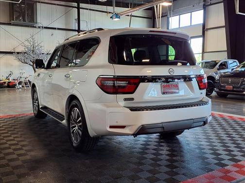 Aspen White Tricoat 2023 Nissan Armada SL 4WD