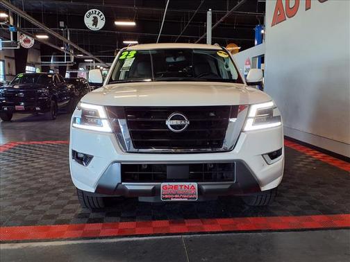 Aspen White Tricoat 2023 Nissan Armada SL 4WD