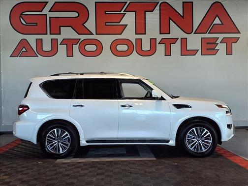 Aspen White Tricoat 2023 Nissan Armada SL 4WD