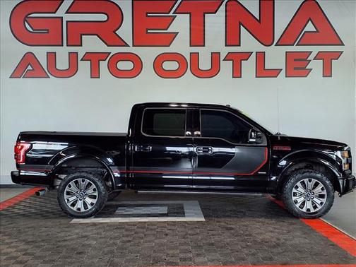 Shadow Black 2017 Ford F-150 Lariat