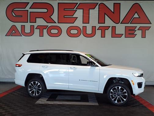 Bright White Clearcoat 2023 Jeep Grand Cherokee L Overland