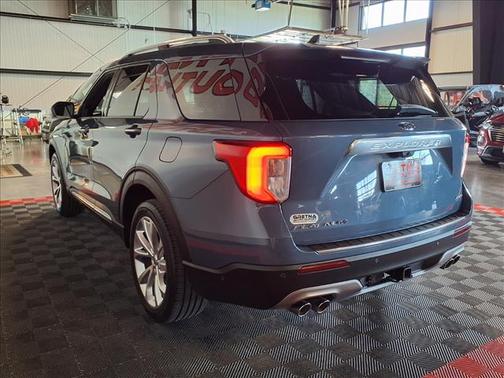 Infinite Blue Metallic Tinted Clearcoat 2021 Ford Explorer Platinum