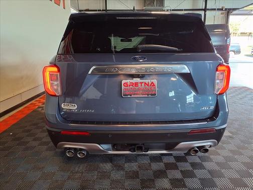 Infinite Blue Metallic Tinted Clearcoat 2021 Ford Explorer Platinum