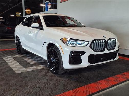 Alpine White 2022 BMW X6 M50i