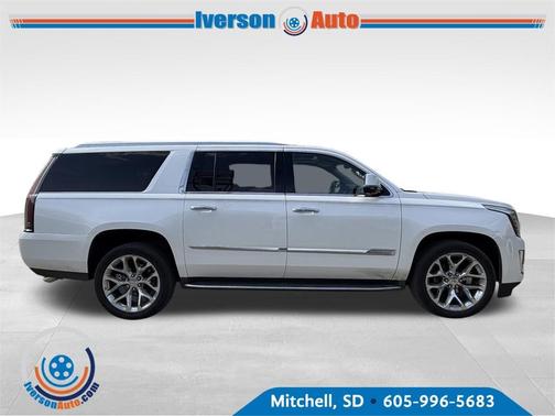 Crystal White Tri-Coat 2016 Cadillac Escalade ESV Luxury