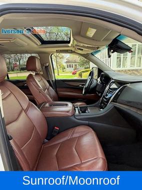 Crystal White Tri-Coat 2016 Cadillac Escalade ESV Luxury