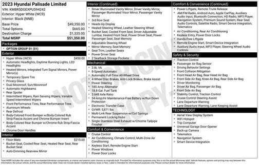 2023 Hyundai PALISADE Limited