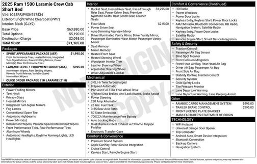 2025 RAM 1500 Laramie