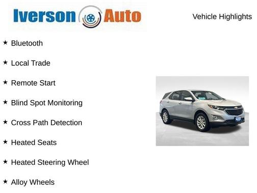 Silver Ice Metallic 2018 Chevrolet Equinox 1LT