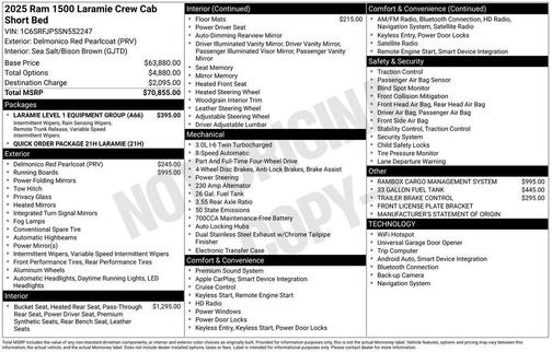 2025 RAM 1500 Laramie