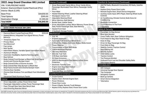 2022 Jeep Grand Cherokee WK Limited