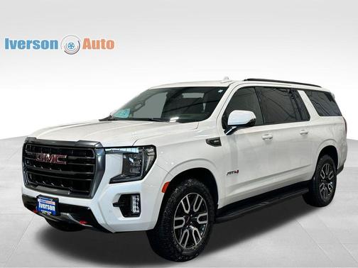 White Frost Tri-Coat 2021 GMC Yukon XL AT4