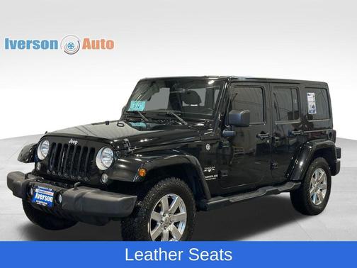Black Clearcoat 2016 Jeep Wrangler Unlimited Sahara
